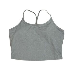 Core 10 Spectrum Cropped Strappy Tank Yoga Bra Size Large